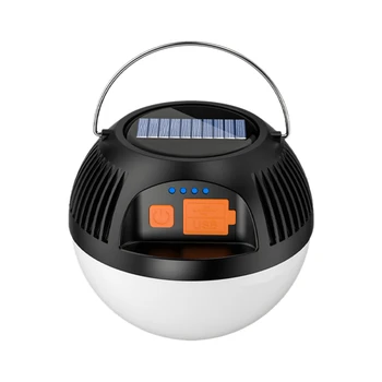 Новейший фонарь для Кемпинга, солнечная уличная зарядка через USB, 3 режима, лампа для палатки, Портативный фонарь, ночная аварийная лампа, фонарик для лагеря