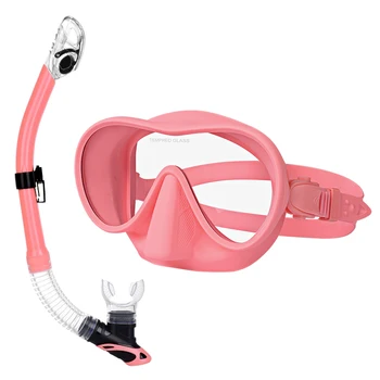 Новые очки для подводного плавания и дыхательная трубка Seacurrent, маска для подводной охоты и фридайвинга, набор трубок