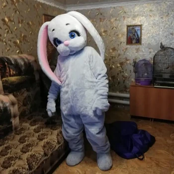 Пасхальный кролик, костюм талисмана для Хэллоуина, костюм талисмана для животных