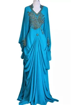 Платье из Дубая, Марокканское платье, Изысканное длинное вечернее платье