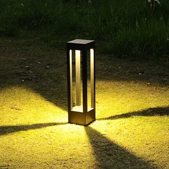 Популярная светодиодная лампа для газона 40 См 10 Вт, уличный светильник для садовой дорожки, Водонепроницаемый Счетчик, Парковое ландшафтное освещение