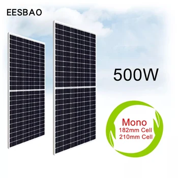 Солнечная панель EESBAO мощностью 1000 Вт, модуль с двойным стеклом, 450 Вт, 500 Вт, фотоэлектрический производитель в Китае