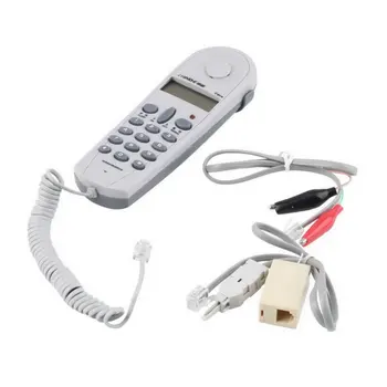 Телефонная Проверка Стыка телефона Тестер Lineman Tool Набор Сетевых Кабелей Профессиональное Устройство C019 Для Проверки неисправности телефонной линии