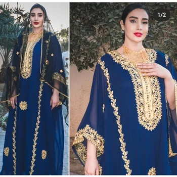 Темно-синие Кафтаны из Дубая и Марокко, платье Farasha Abaya, очень необычное Длинное платье, Сексуальное платье Для женщин