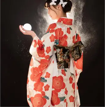 Традиционное японское женское кимоно, модное и элегантное свадебное платье, банный халат в стиле ретро