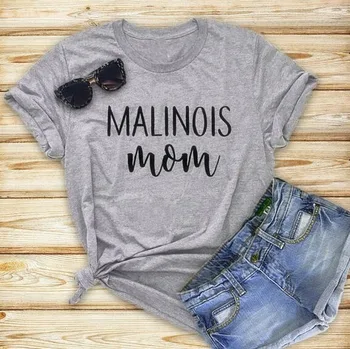 Хлопковая Женская футболка с принтом Мамы Малинуа, Женская футболка с коротким рукавом, Женские топы, Camisetas Mujer