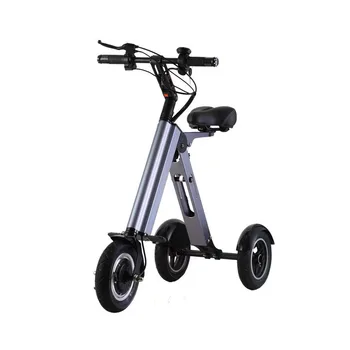 электрический трехколесный велосипед мощностью 250 Вт, 36 В, 7,8 ач, Трехколесный велосипед с моторным приводом, Портативная Складная Литиевая батарея из алюминиевого сплава